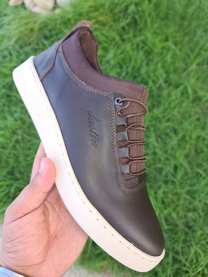 Cuir 100 % حذاء رياضي كلاسيكي مميز